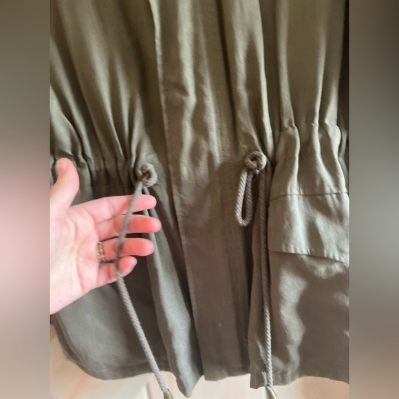 Forever 21 Contemporary Mixed Media Utility Jacket - Picture 4 of 9